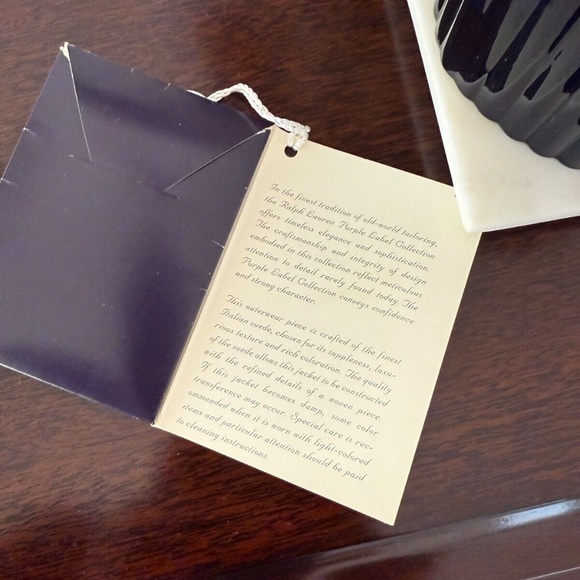 Ralph Lauren Purple Label Goat Suede Overcoat w/ Tags Sz L. Made in Italy - Picture 6 of 9